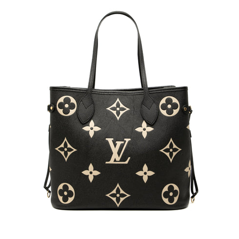 Neverfull NM Tote Bicolor Monogram Empreinte Giant MM