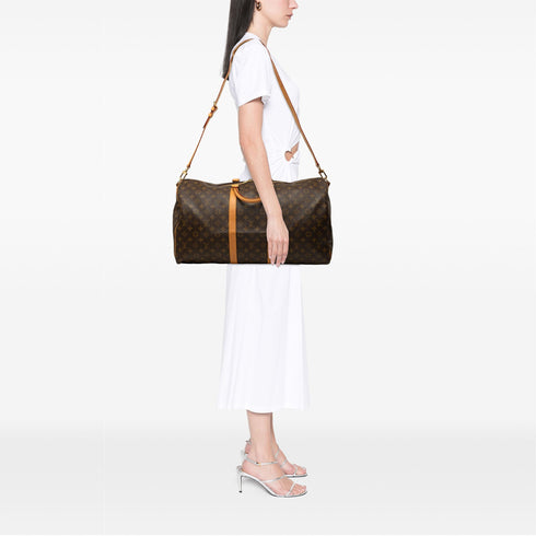 Keepall Bandouliere Bag Monogram Canvas 55