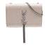 Classic Monogram Tassel Crossbody Bag Crocodile Embossed Leather Small