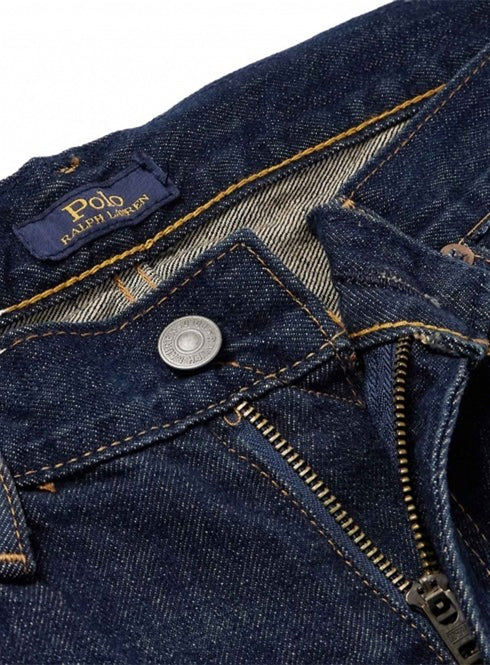 RALPH LAUREN Hampton Straight Leg Denim Jeans Blue