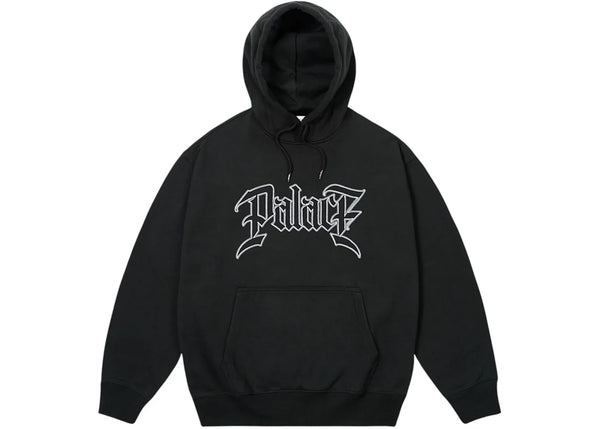 Palace Le Script Hoodie Black