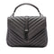 Classic Monogram College Bag Matelasse Chevron Leather Medium