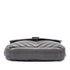 Classic Monogram College Bag Matelasse Chevron Leather Medium