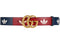 Gucci x adidas Double G Trefoil Belt Navy Red