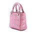 Lady Dior Chain Bag Cannage Quilt Iridescent Leather Mini