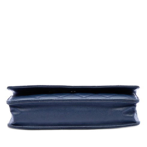 Wallet on Chain Quilted Lambskin