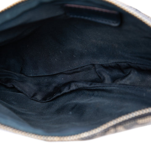 Vintage Saddle Bag Diorissimo Canvas Mini