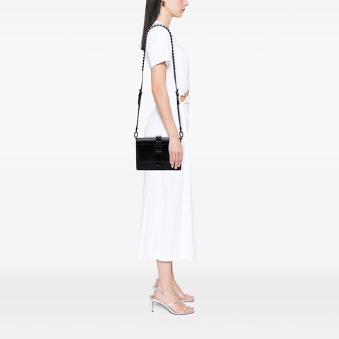 Monochrome Elektra Shoulder Bag Studded Leather Medium