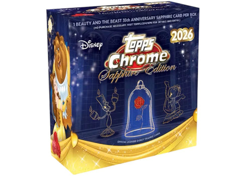 2026 Topps Chrome Disney Sapphire Edition Hobby Box