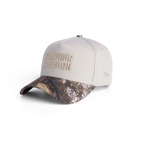 New Era® 9Forty® A-Frame Hat - Stone/Realtree® Camo "Blade TD" Two Tone