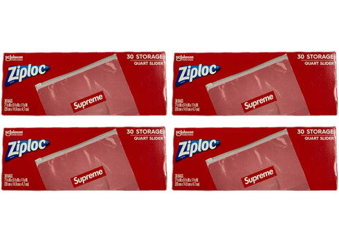 Supreme Ziploc Bags 4x Lot (Box Of 30)