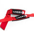 Padded Lifting Straps - Akira Red