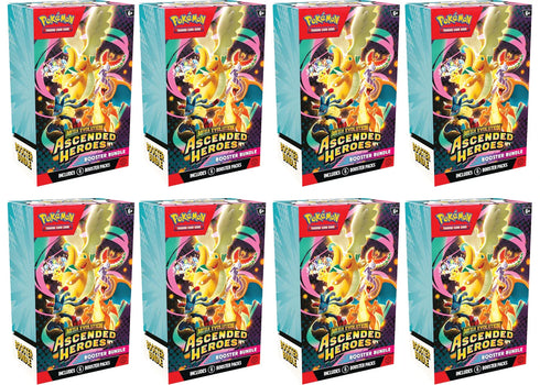 2026 Pokémon Mega Evolution Ascended Heroes Booster Bundle 8x Lot