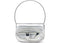 Diesel 1DR Shoulder Bag Mirrored Leather Silver