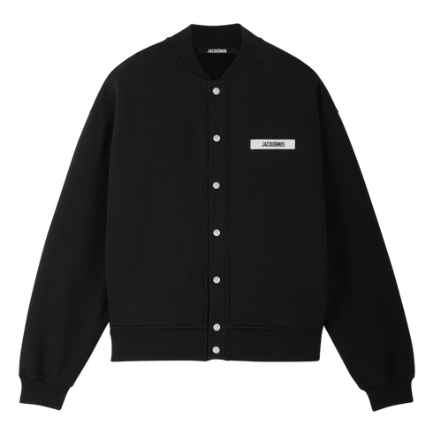Le Cardigan Gros Grain Jacquemus Black
