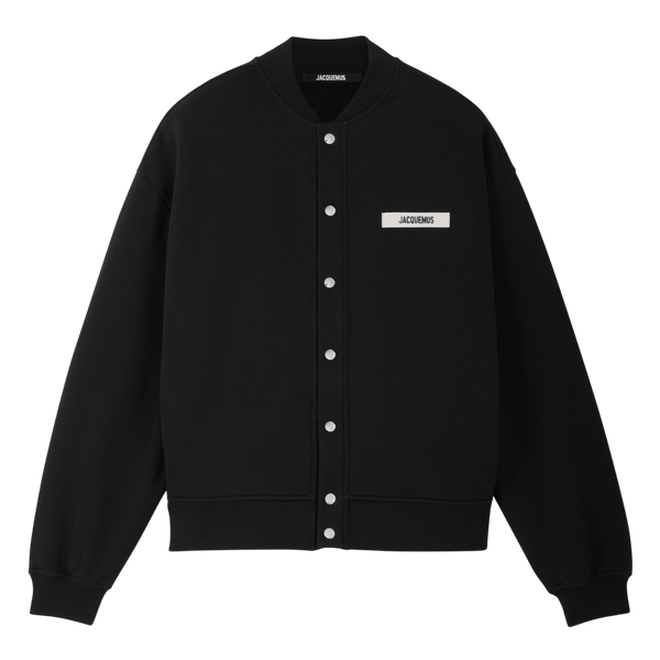 Le Cardigan Gros Grain Jacquemus Black