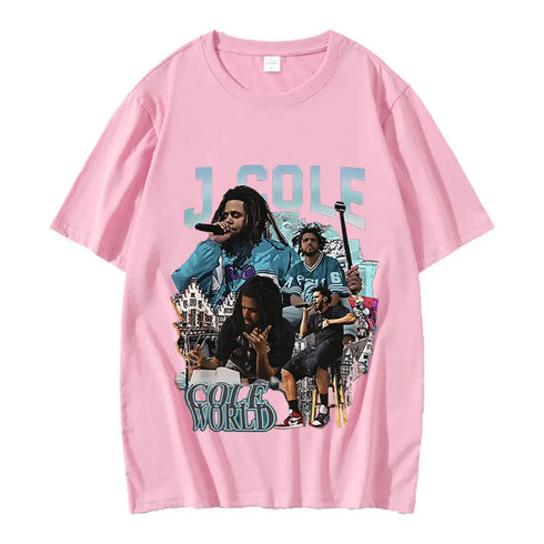 New J. Cole Rapper Vintage Graphic T-Shirt
