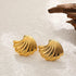 Vintage Sea & Shell Tarnish-Resistant Large Earrings