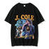 New J. Cole Rapper Vintage Graphic T-Shirt