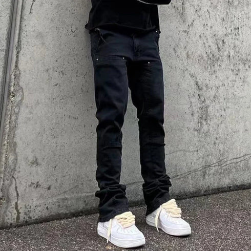 VVS Straight Ripped Casual Oversized Denim Jeans