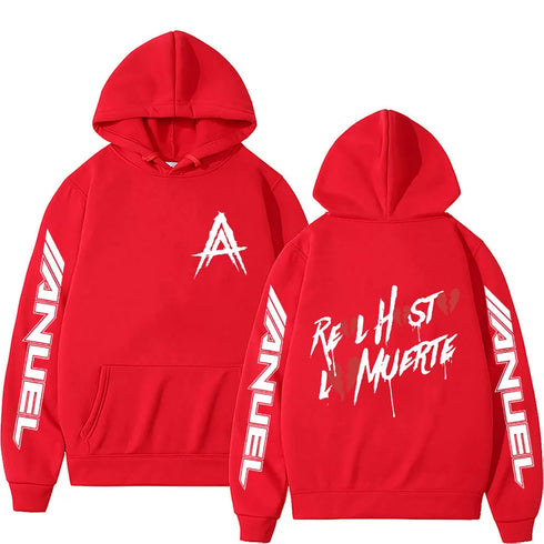 Anuel AA Real Hasta La Muerte Graphic Hoodie