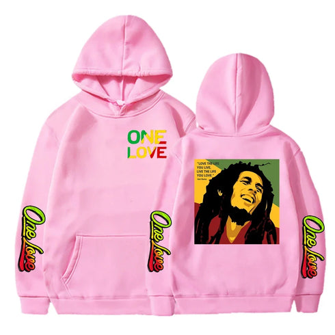 Bob Marley "One Love" Graphic Hoodie