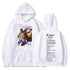 90s Tupac Graphic Oversized Pull over Hoodies