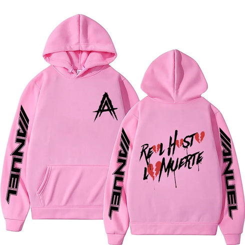 Anuel AA Real Hasta La Muerte Graphic Hoodie