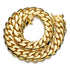 Miami Cuban Link Chain – 18K Gold Plated, 10mm to 22mm