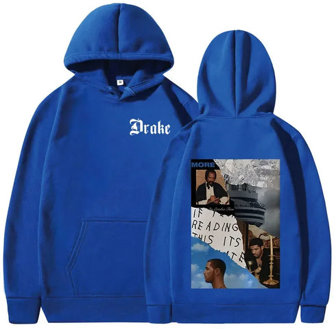 Drake Graphic Pull over Hoodies