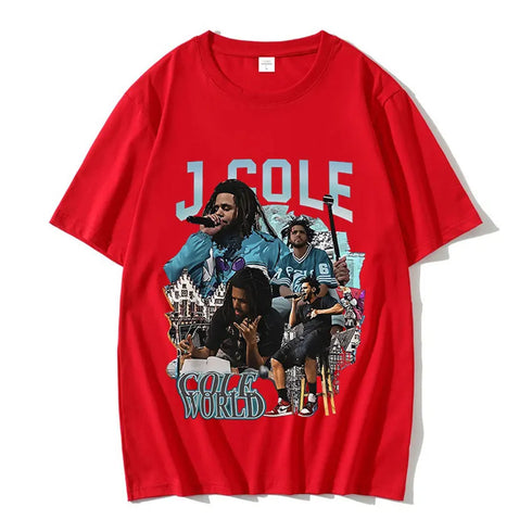 New J. Cole Rapper Vintage Graphic T-Shirt