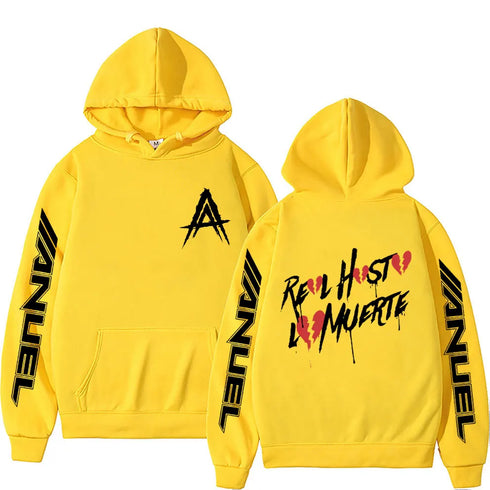 Anuel AA Real Hasta La Muerte Graphic Hoodie