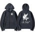 Lil Peep Iconic Zip-up Graphic Hoodie