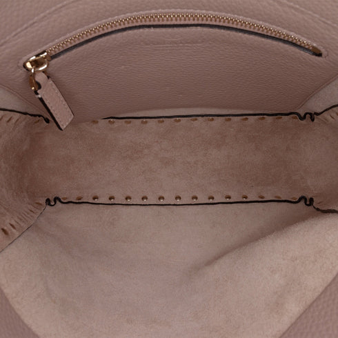 Rockstud Flip Lock Messenger Bag Leather Small