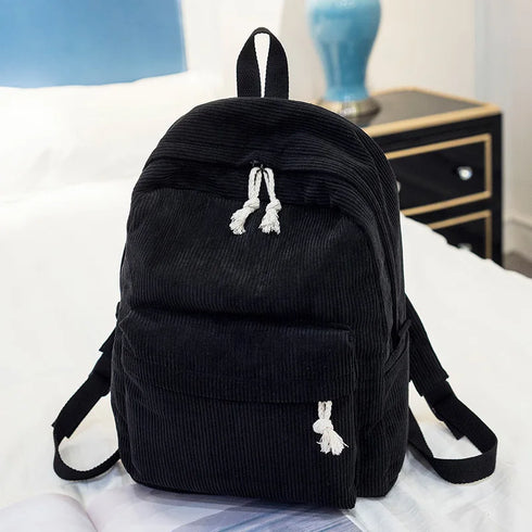 Corduroy Custom Name Backpack