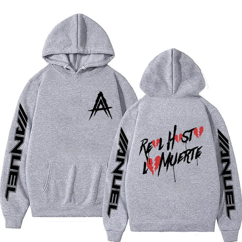 Anuel AA Real Hasta La Muerte Graphic Hoodie