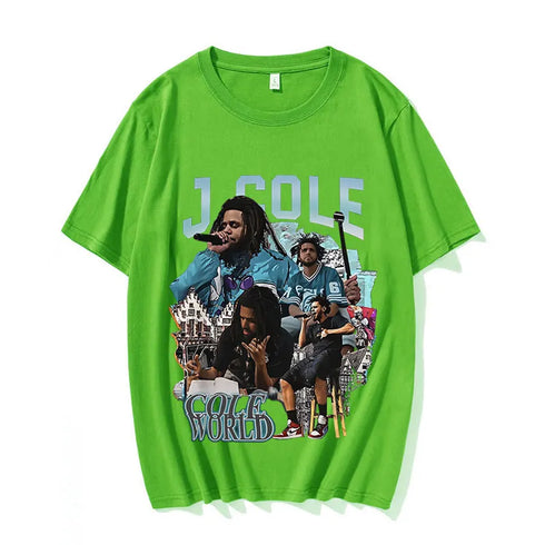 New J. Cole Rapper Vintage Graphic T-Shirt