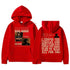 Vintage Casual Cotton Rod Wave Graphic Hoodies