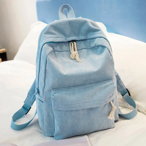 Corduroy Custom Name Backpack