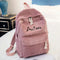 Corduroy Custom Name Backpack