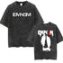 Rapper Eminem Vintage Washed Graphic T-Shirt