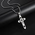 Lord Prayer Cross Ash Urn Pendant Necklace