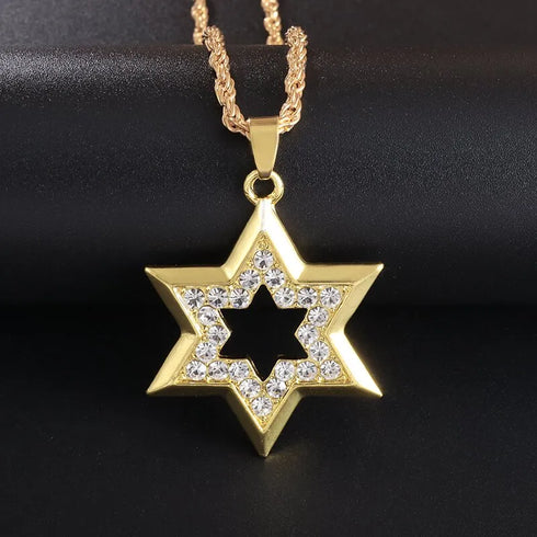 Classic Charm Judaism Amulet Pendant Necklace