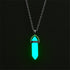 Couple Magnetic Heart-Shaped Luminous Hexagonal Pendant