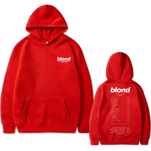 Frank Ocean "Blond" Album Art Graphic Hoodie