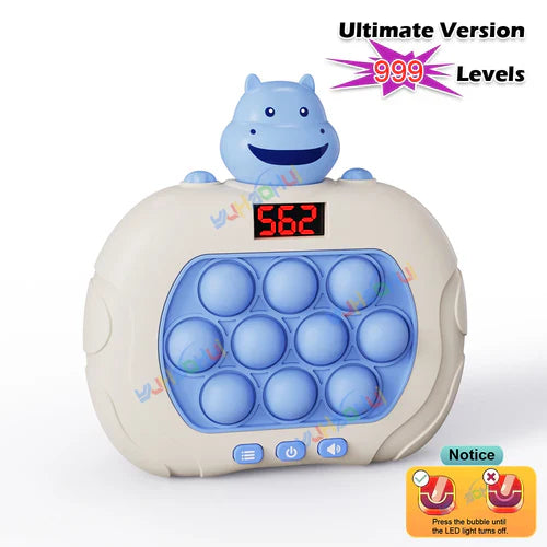 999 Level Electronic Pop Push Quick Push Game Console with LED Display - MEACAOFG
