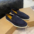 FROSTÉ Suede Blue Slip-on Loafers
