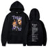 90s Tupac Graphic Oversized Pull over Hoodies