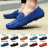 Mason "Blue" Genuine Leather Casual Driving Loafers