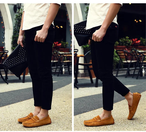 Mason Genuine Leather Casual Driving Loafers